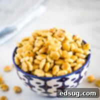 close up of hidden valley ranch oyster crackers