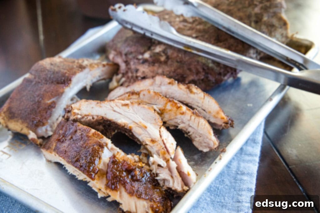 Sous Vide Ribs - Make fall off the bone tender ribs in the middle of winter in your sous vide! So easy and so good!