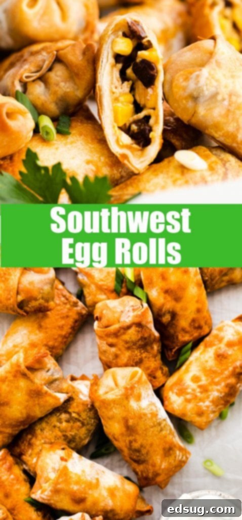 Canyon Crunch Rolls 7 close up of egg rolls for pinterest