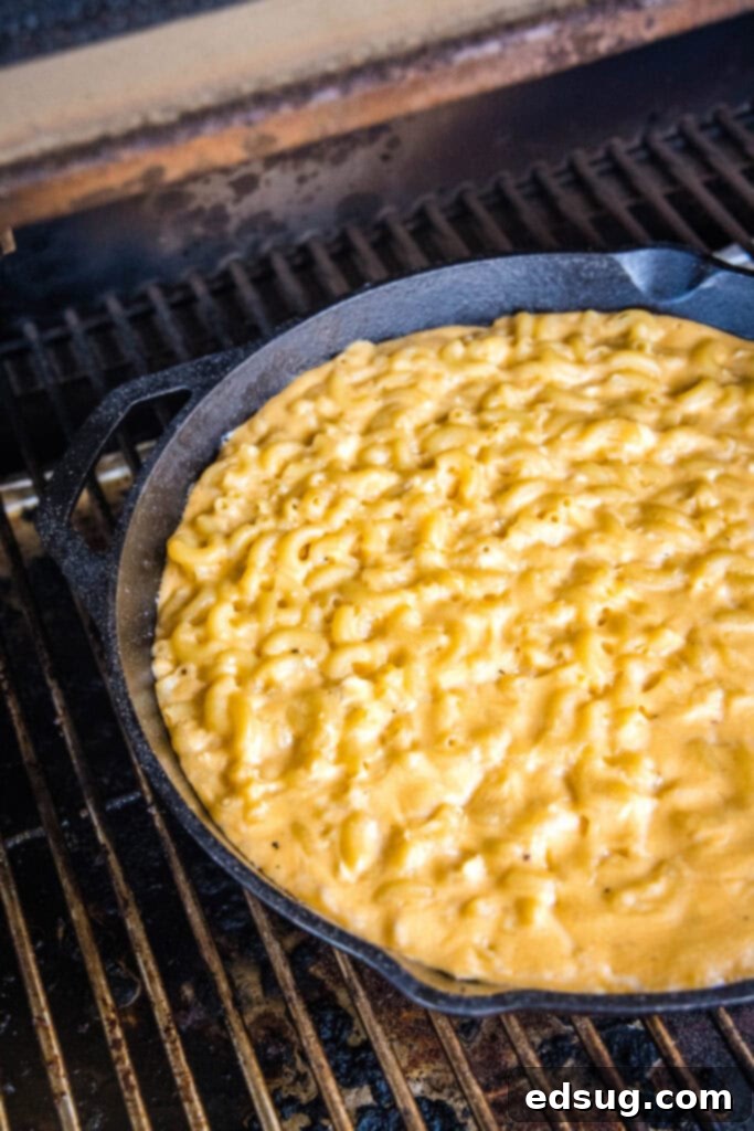 The Ultimate Smoked Mac and Cheese 4 mac and cheese on the smoker