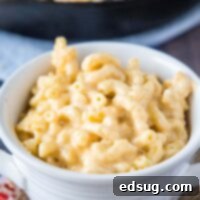 The Ultimate Smoked Mac and Cheese 6 close up of mac and cheese in a bowl