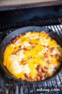 Creamy Smoked Queso Dip 8 queso ready to stir