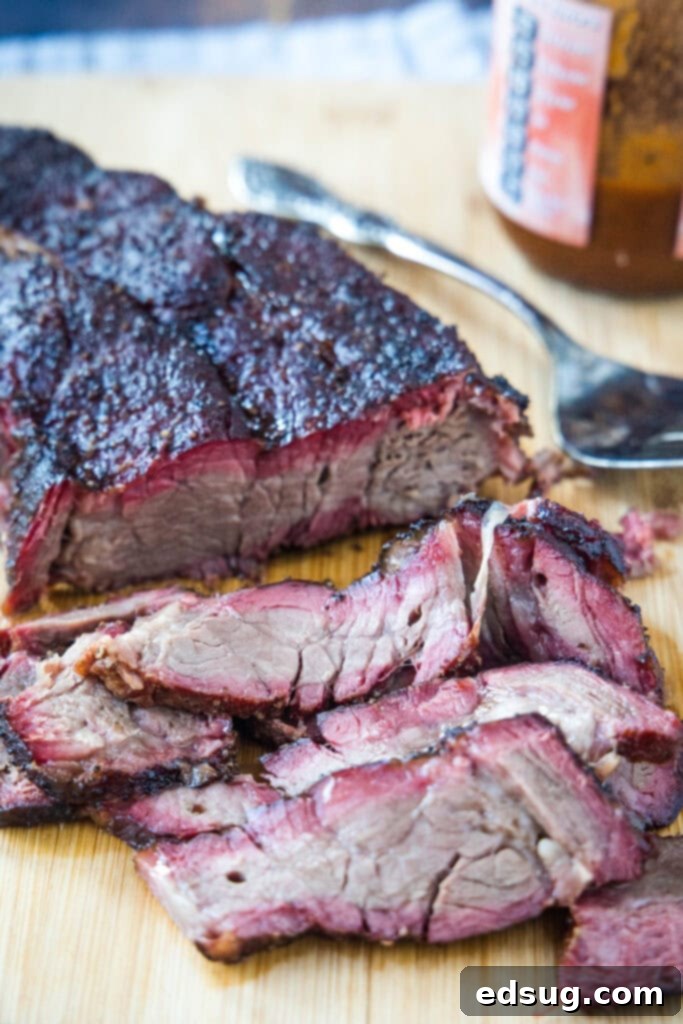 Slow-Smoked Chuck Perfection 5 smoked beef chuck roast sliced