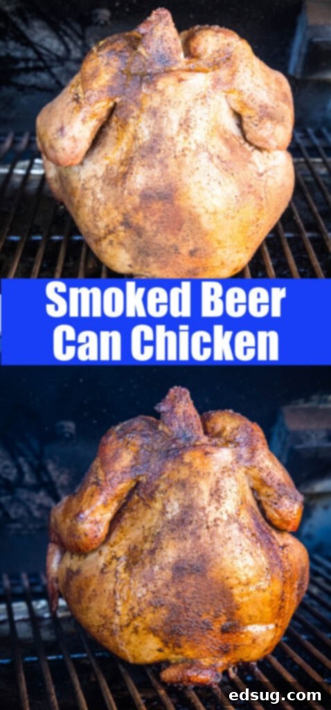 The Ultimate Smoked Beer Can Chicken 6 close up smoked beer can chicken