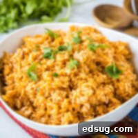 Easy Instant Pot Spanish Rice 6 close up of spanish rice in a bowl