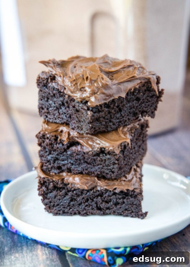 Craft Your Own Brownie Magic 2 frosted brownies made from brownie mix