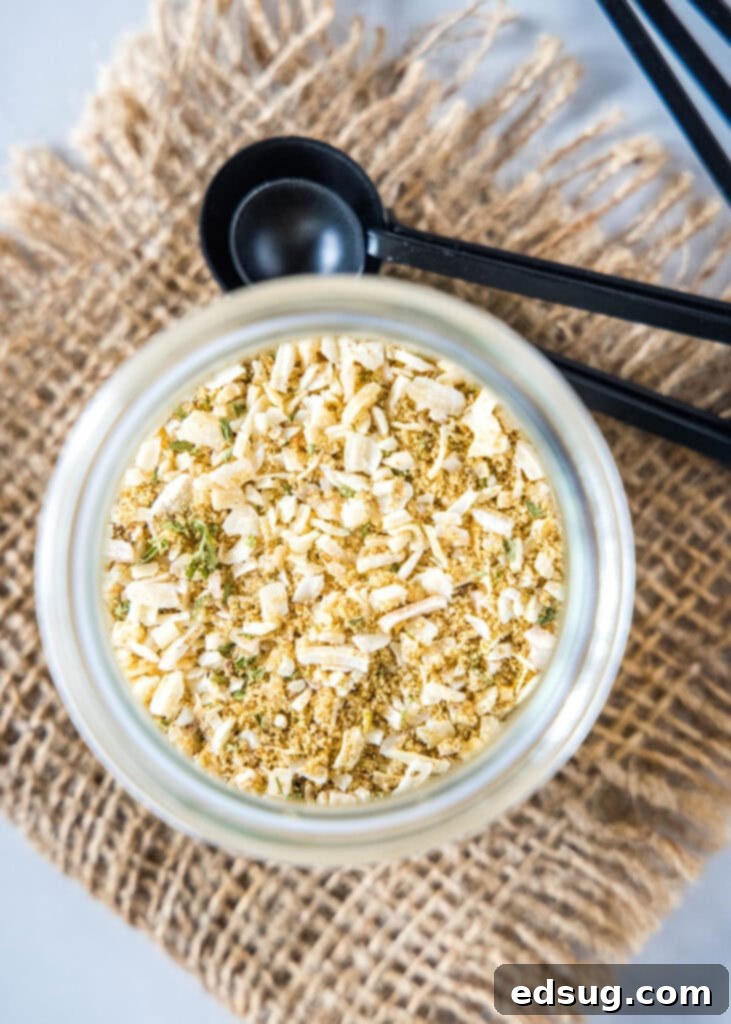 Homemade Onion Soup Mix 4 onion soup mix in a jar