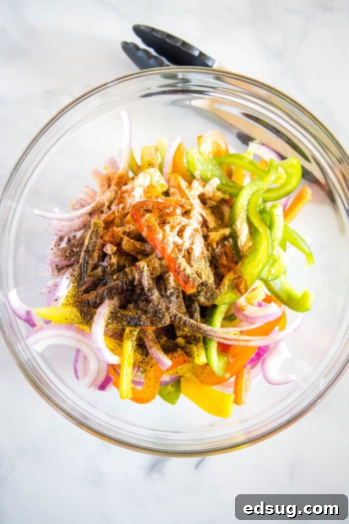 veggies in a bowl with spice mixture