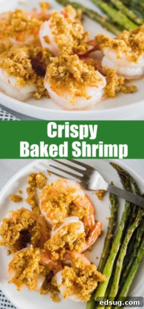 Golden Crispy Shrimp 8 close up crispy baked shrimp for pinterest