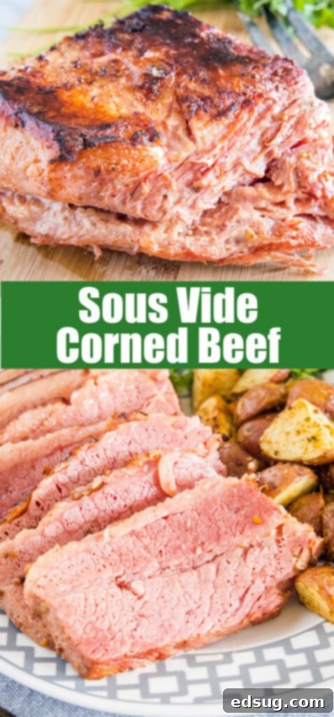 close up corned beef for pinterest