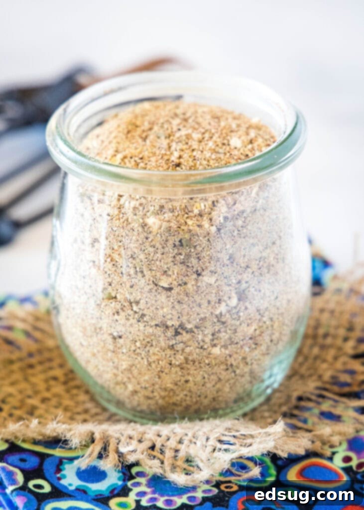 a jar of taco seasoning