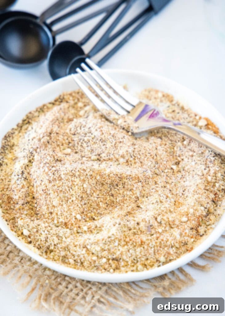 taco seasoning mixed together on a plate