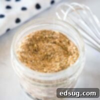 a jar of spice mix for pork