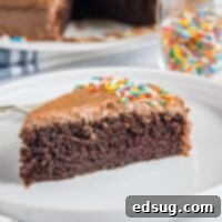 close up slice of cake