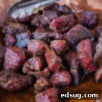 Burnt Ends on a Budget 7 close up cooked burnt ends