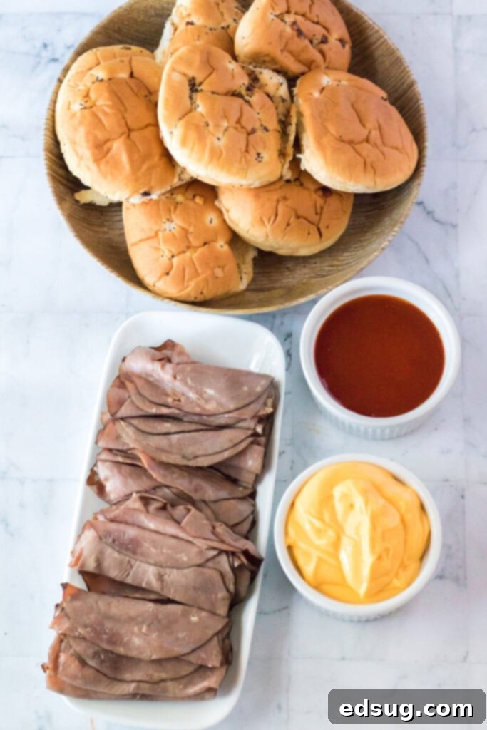 beef & cheddar sandwich ingredients