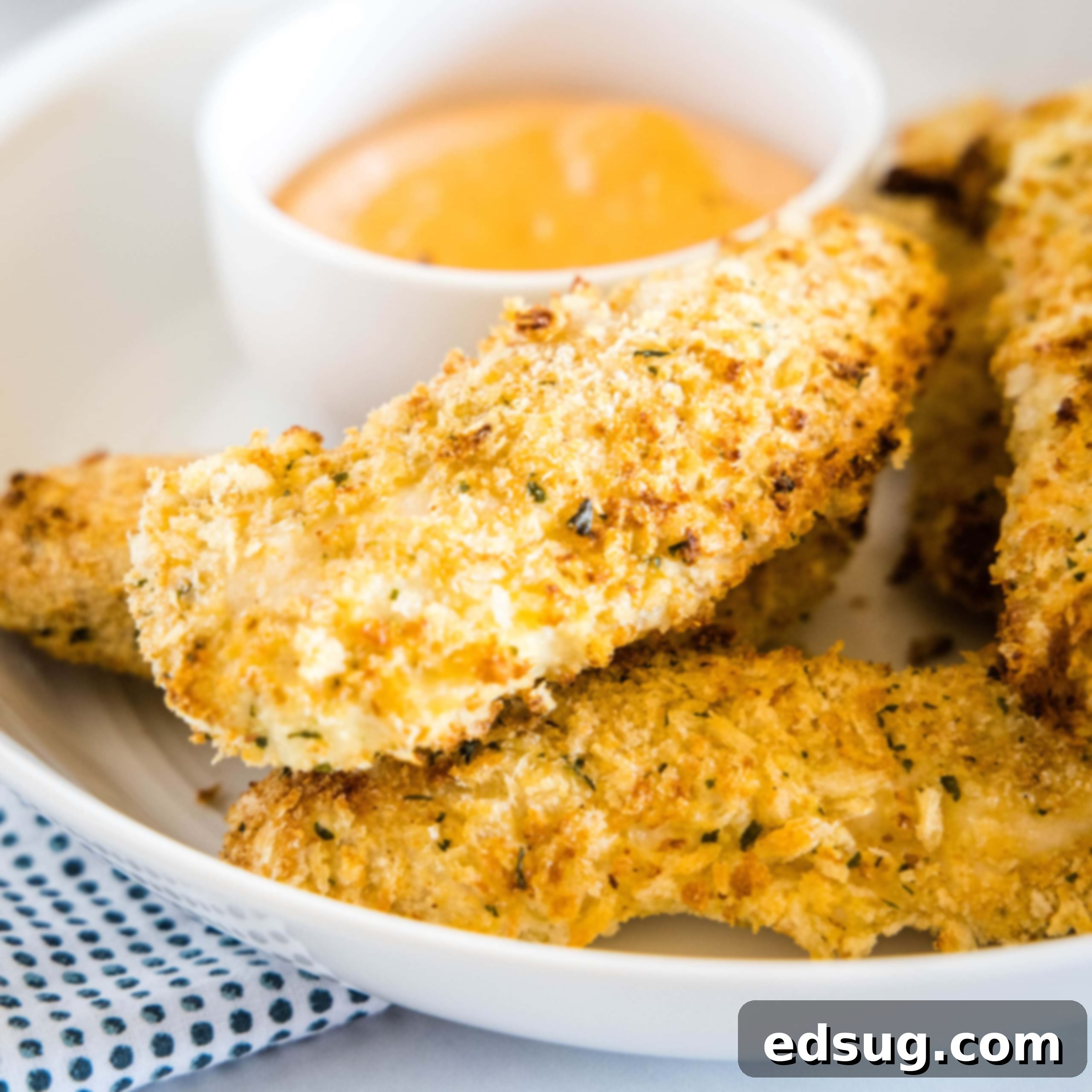 cropped in chicken tenders from the air fryer