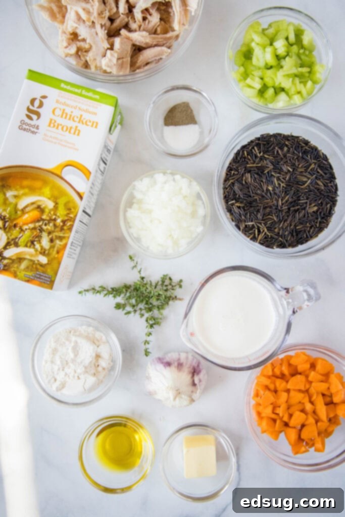 turkey wild rice soup ingredients