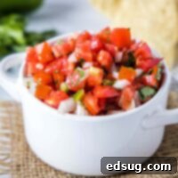 cropped close up mexican salsa fresca