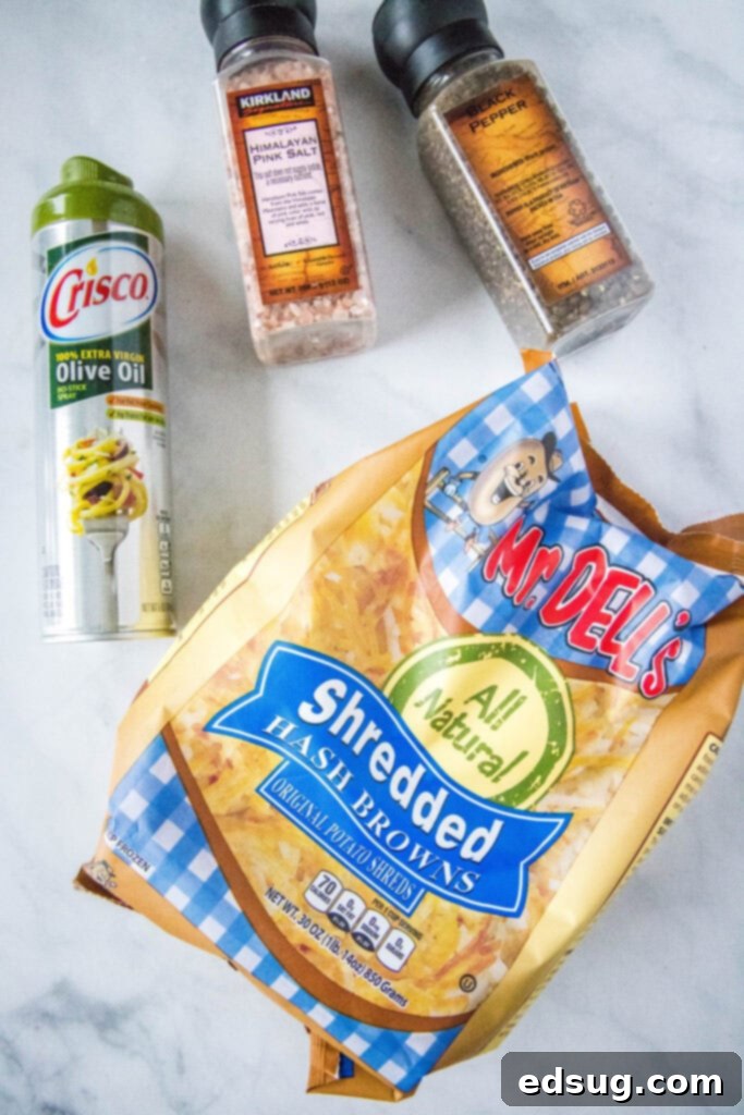 air fryer hash brown ingredients