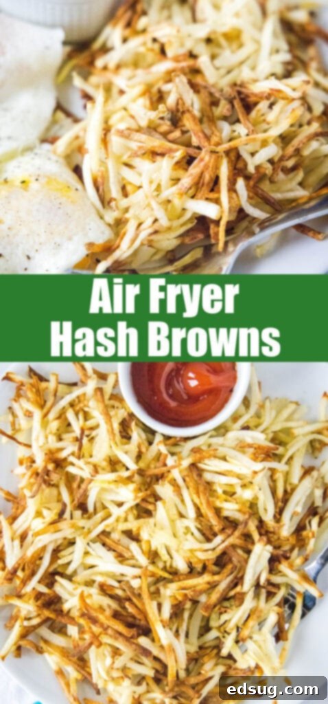 close up shredded hash browns on a plate