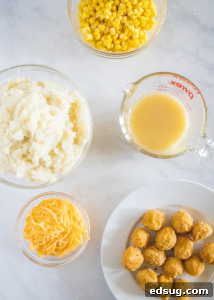 DIY KFC Famous Bowl 3 KFC bowl ingredients