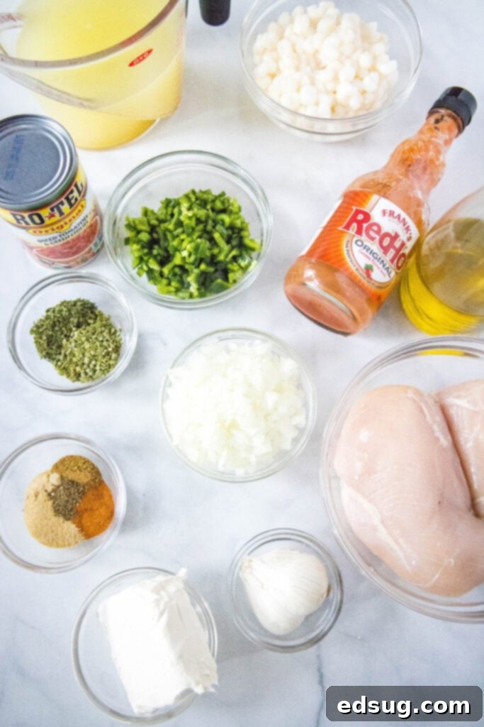 Buffalo Chicken Chili 3 buffalo chicken chili ingredients