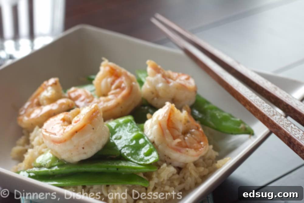 Black Pepper Caramel Shrimp black pepper caramel shrimp on a plate