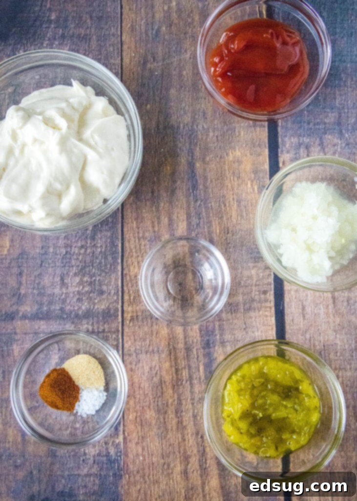 Zesty Island Dressing 4 thousand island dressing ingredients