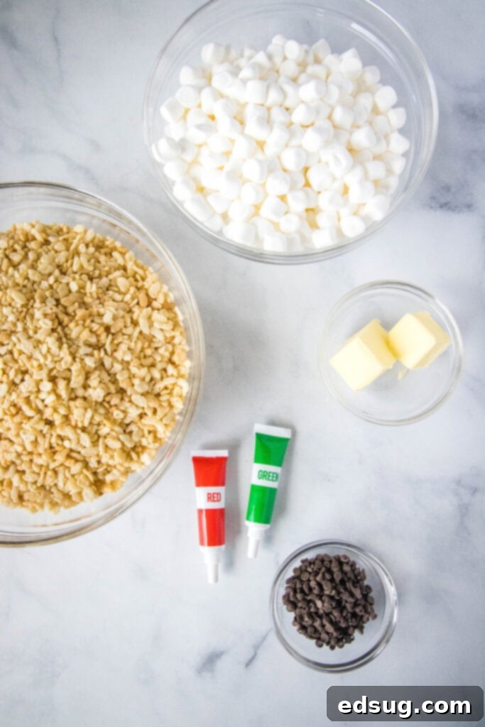 Watermelon Splash Krispies 3 watermelon krispie treats ingredients