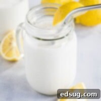 Chick-fil-A's Creamy Lemon Bliss 7 cropped close up frosted lemonade