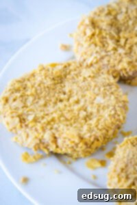 The Ultimate Air Fryer Crispy Chicken Sandwich 9 crispy chicken patties ready for the air fryer