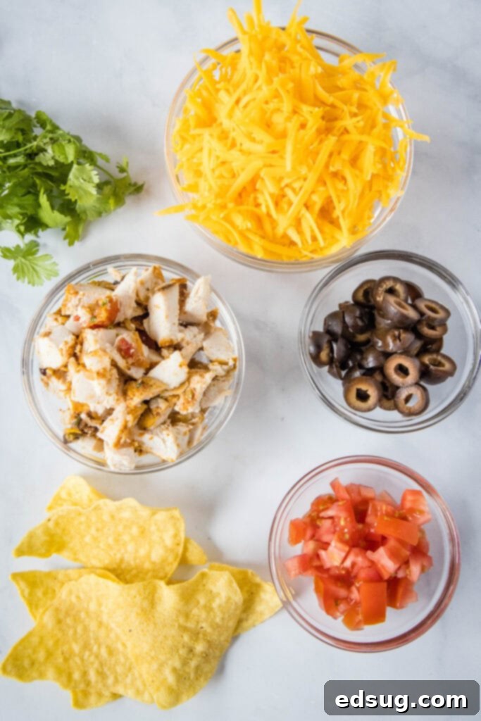 air fryer nachos ingredients