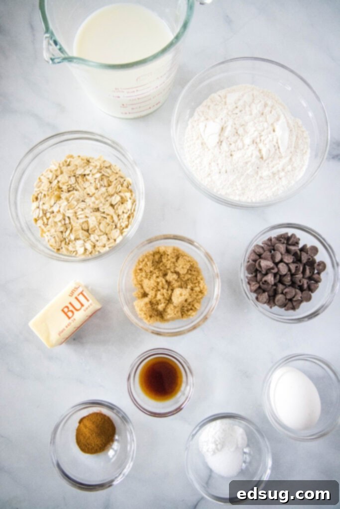 Wholesome Oat Pancakes 3 pancake batter being mixed in a bowl, showing the consistency before cooking