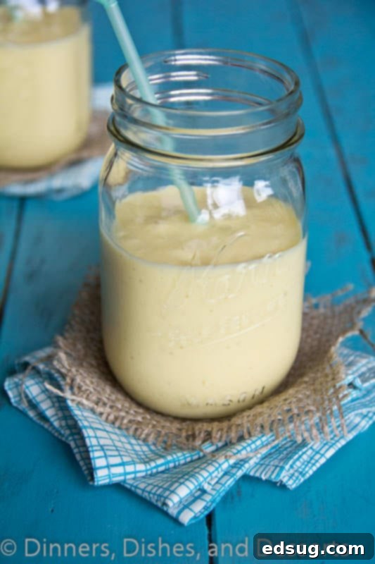 Tropical Smoothie #recipe #recipesfromtheheart tropical smoothie in a cup