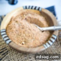 Close up image of homemade Cajun seasoning in a bowl.