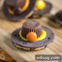 Charming Pilgrim Hat Delights 7 close up pilgrim hat cookies