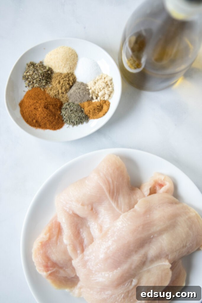 blackened chicken ingredients