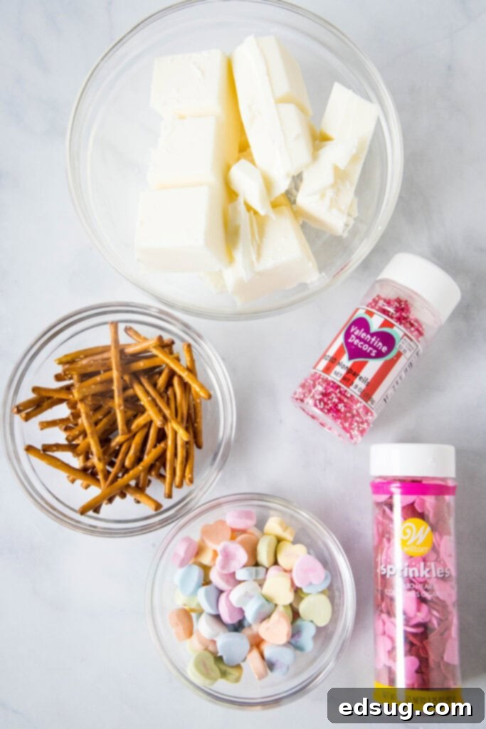 valentine's day bark ingredients