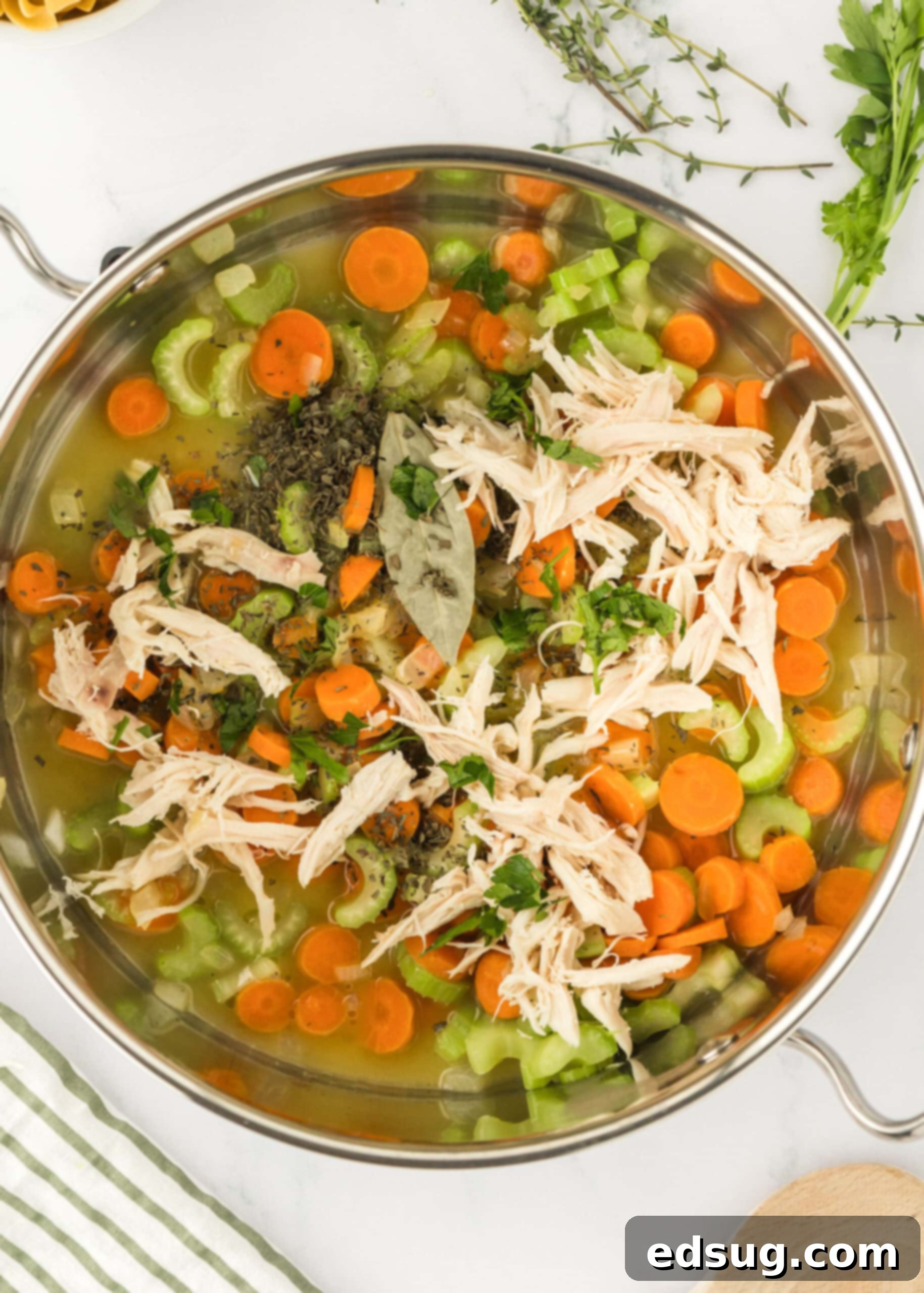 chicken noodle soup ingredients