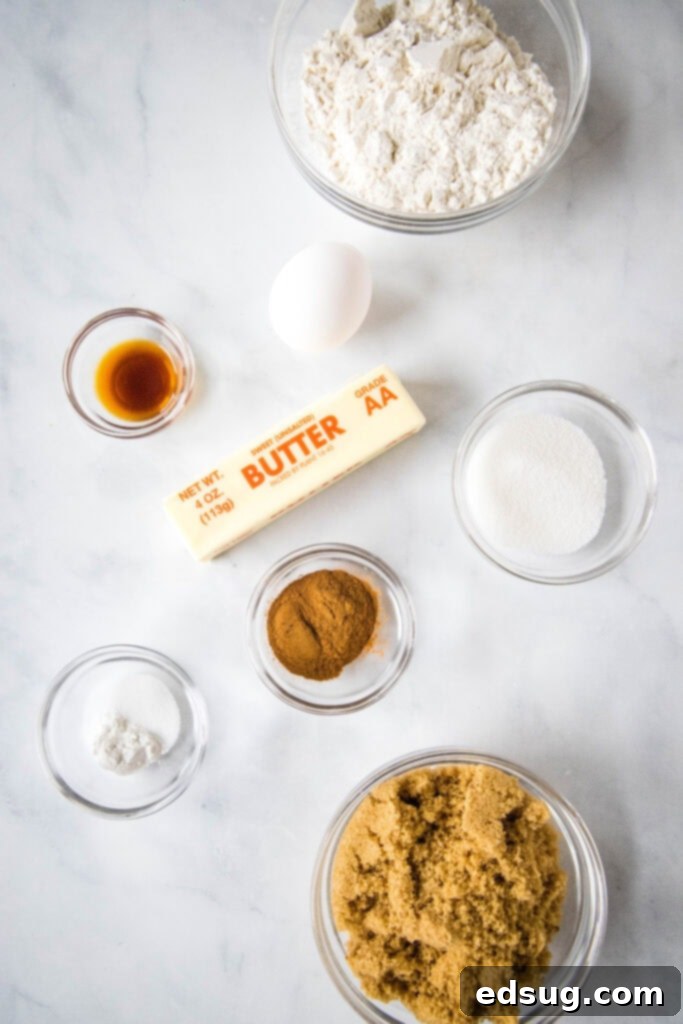 churro bar ingredients laid out on a table