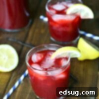 Spiked Blackberry Vanilla Lemonade