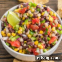 close up cowboy caviar in a bowl