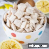cropped close up lemon puppy chow