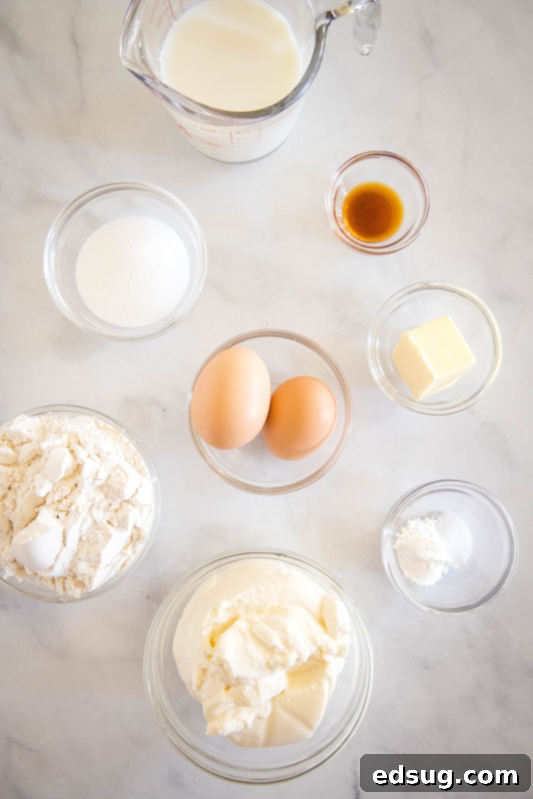 Ricotta pancakes are extra soft, fluffy, and so flavorful! Top these with syrup and a squeeze of lemon for the ultimate breakfast treat! Ingredients for ricotta pancakes.