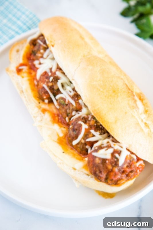 Using frozen or homemade meatballs for quick meatball subs
