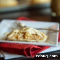 Decadent Dulce de Leche Apple Hand Pies 1 dulce de leche apple hand pies on a plate