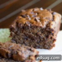 Chocolate Pumpkin Swirl Loaf 2 chocolate pumpkin bread on a plate