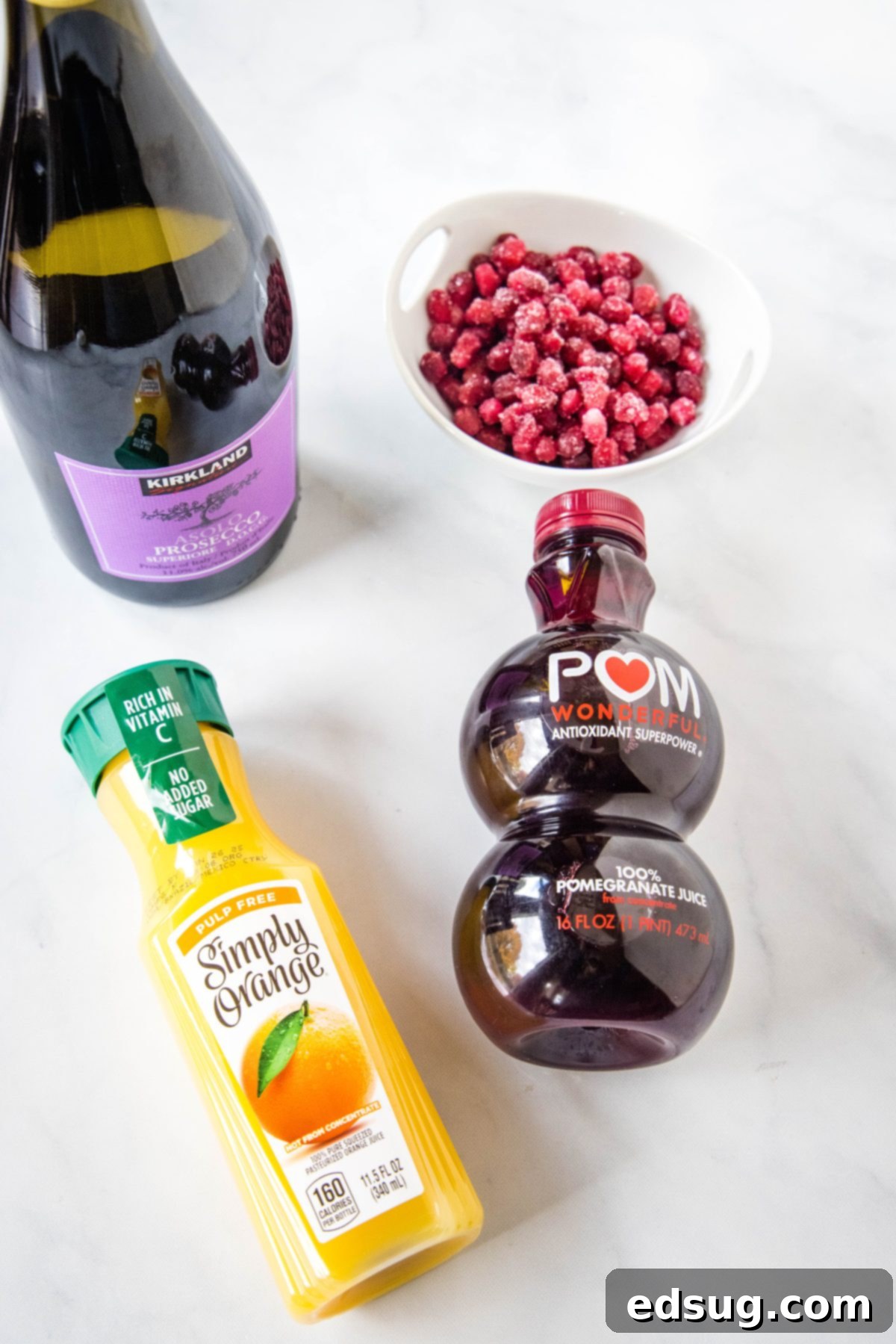 pomegranate mimosa ingredients
