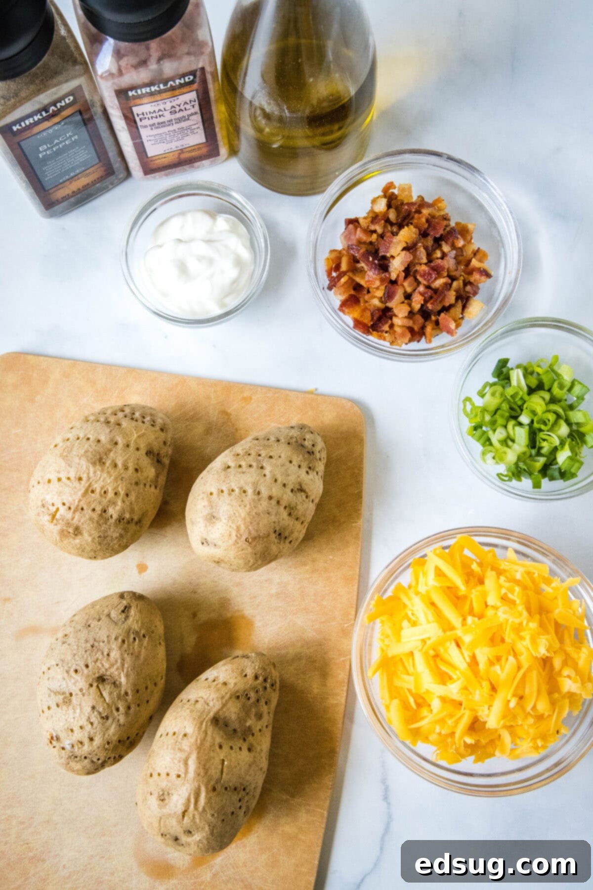air fryer potato skins ingredients